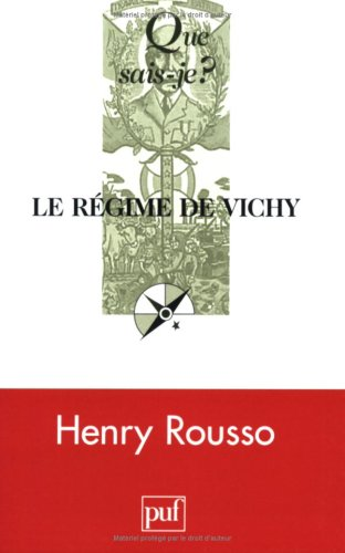 régime de Vichy (Le)