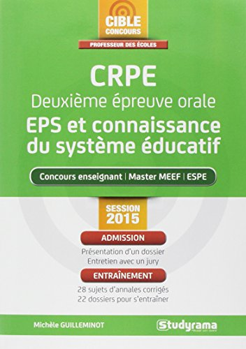 CRPE, deuxième épreuve orale, EPS et connaissance du sytème éducatif