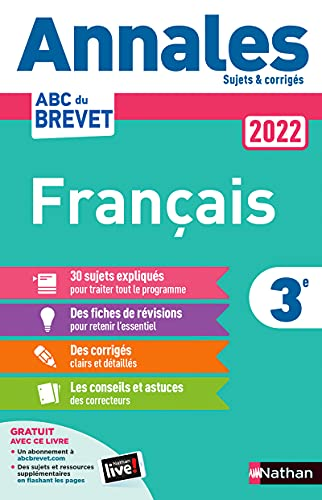 Annales 2022 : Français 3e
