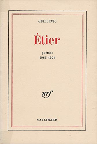 Etier (Poèmes 1965-1975)