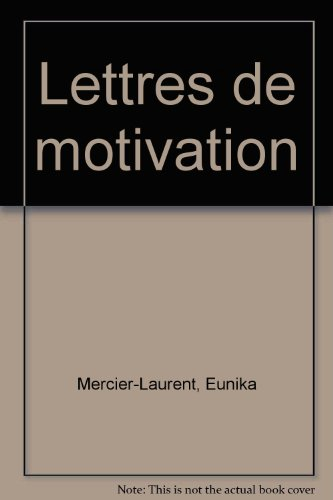 Lettres de motivation
