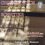Concerto pour piano et trompette n1 op 36. Symphonie de chambre op 110a / Chostakovitch. Concerto pour piano et cordes / Schnittke.