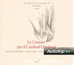 Cantate per il Cardinal Ottoboni (Le)