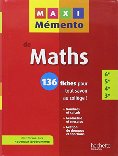 Maths, 6e, 5e, 4e, 3e