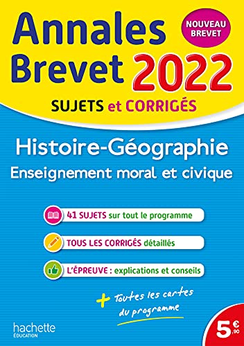 Annales brevet 2022 : Histoire-Géographie-Enseignement moral et civique