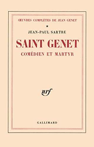 Saint Genet: commédien et martyr
