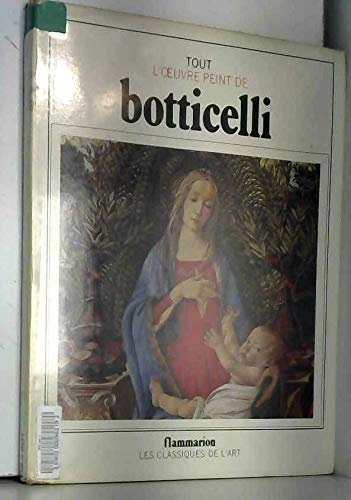 Tout l'oeuvre peint de Botticelli