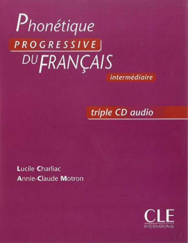 Phonétique progressive du français, triple CD audio niveau intermédiaire