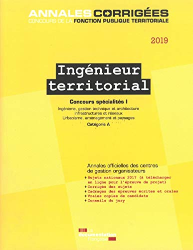 Ingénieur territorial Concours spécialités