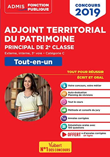 Concours adjoint territorial du patrimoine principal de 2e classe - Externe, interne, 3e voie, catégorie C