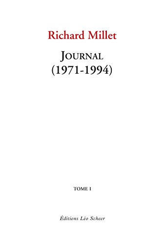 Journal (1971-1994). Tome 1