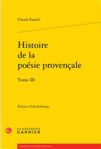 Histoire de la poésie provençale