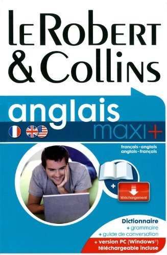Dictionnaire junior Robert et Collins anglais maxi + :français-Anglais ,anglais-français :