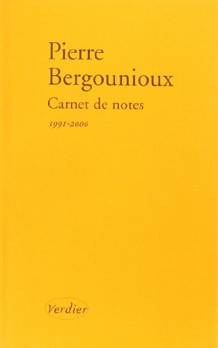 Carnet de notes, 1991-2000