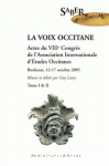 Voix occitane (La), tome I